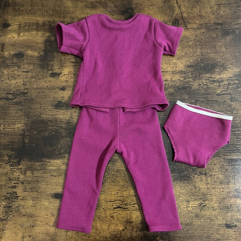 Pleasant Company American Girl of Today 1995 Outfit Maroon Burgundy